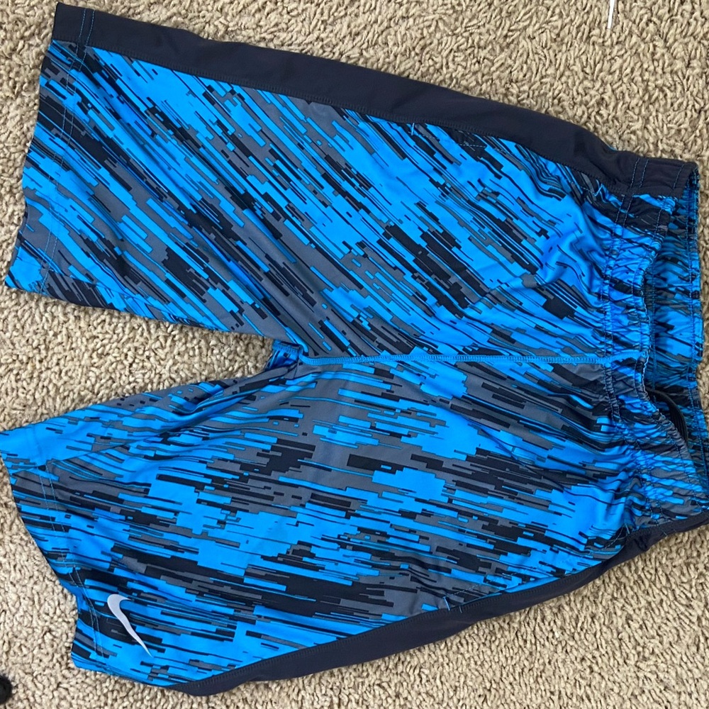 Blue Nike youth shorts M